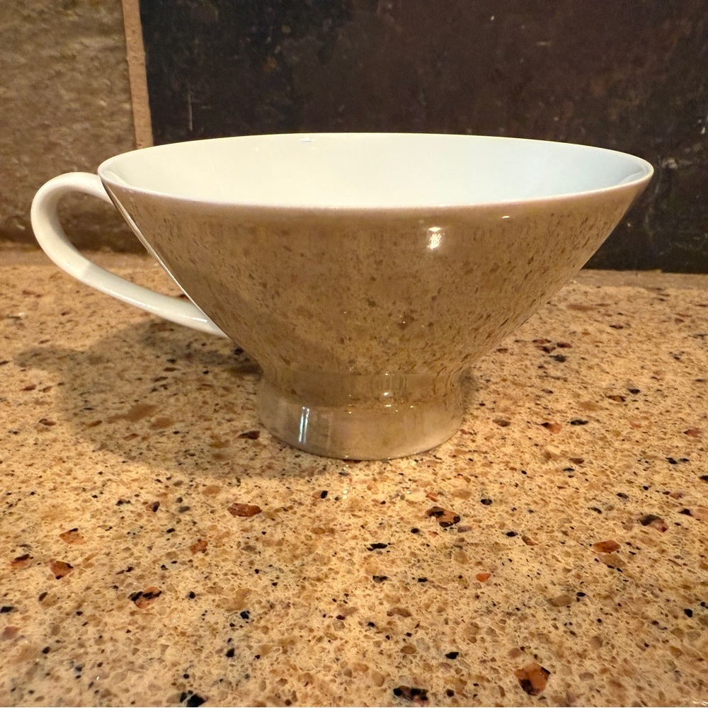 Raymond Loewy Crystalline Taupe Teacup